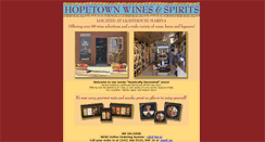 Desktop Screenshot of hopetownwineandspirits.com